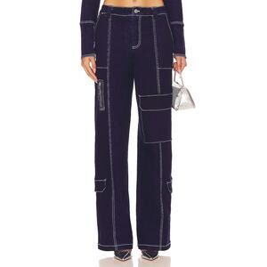 By.Dyln 'Cole' Blue Chambray Pants Size S - NWT